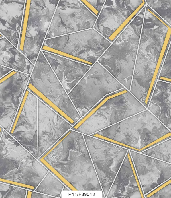 Imported_Paper_Modern_Grey_Gold_Marble_Geometric_Peel_Stick_Wallpaper
