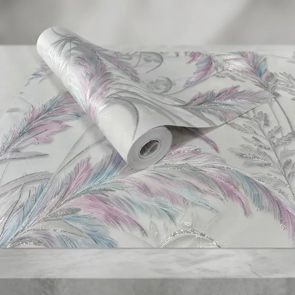 Imported_Paper_Purple_Grey_Feather_Peel_And_Stick_Wallpaper