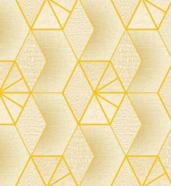 Imported_Paper_Gold_Geometric_Diamond_Pattern_Wallpaper