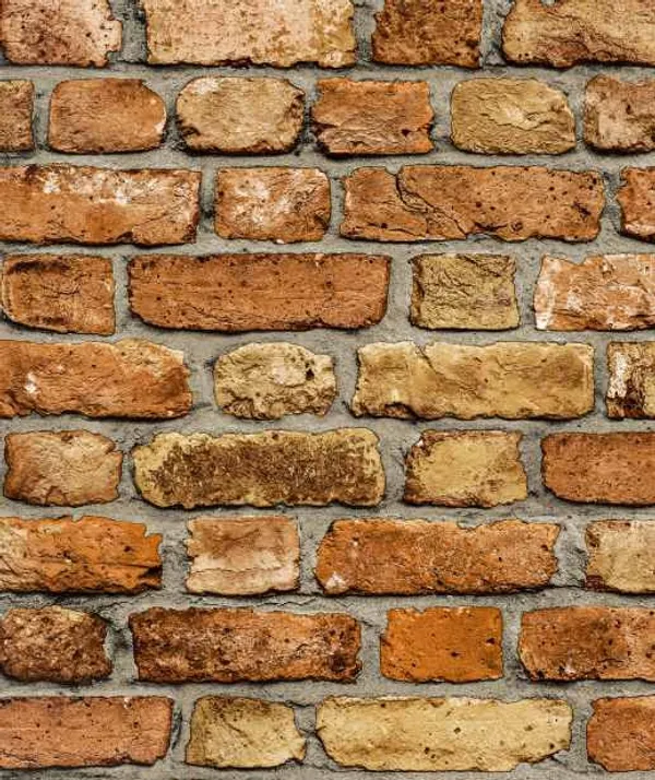 Imported_Paper_Rustic_Brown_Brick_Textured_Wallpaper