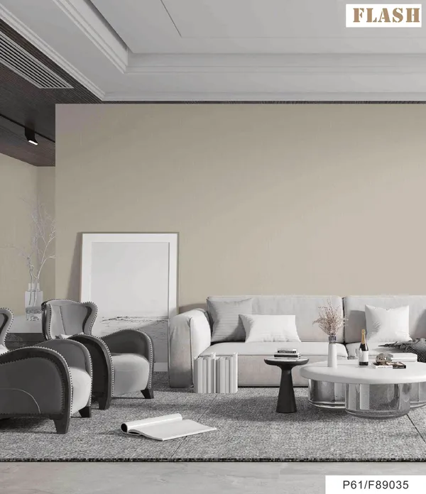 Imported_Paper_Modern_Plain_Beige_White_Wallpaper