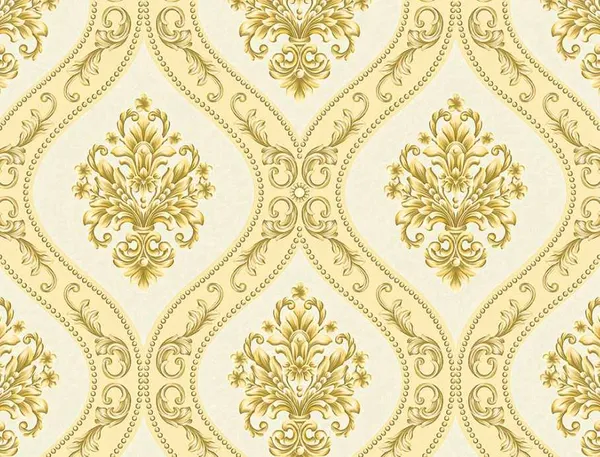 Imported_Paper_Classic_Cream_Gold_Damask_Pattern_Wallpaper