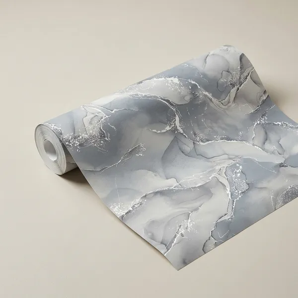 Imported_Paper_Grey_Marble_Abstract_Wallpaper