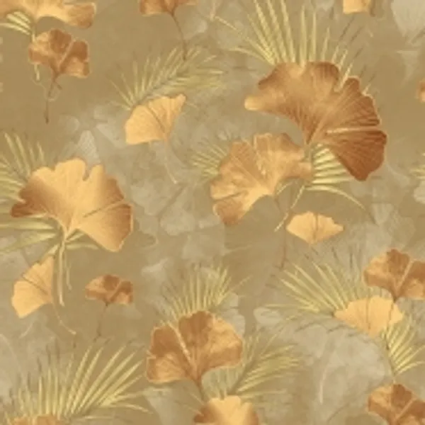 Beige_Floral_Botanical_Print_Fabric