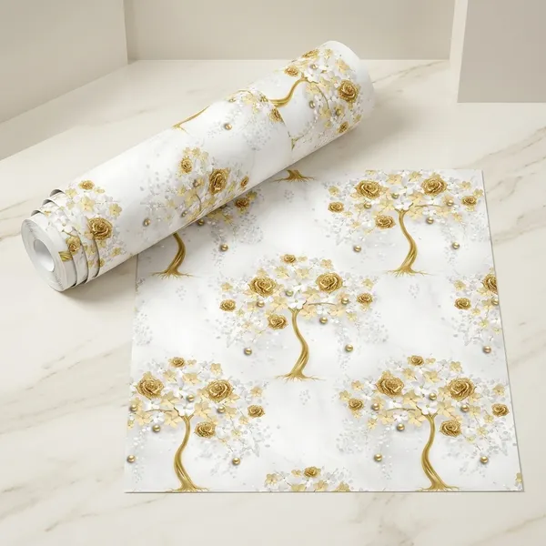 Imported_Paper_Gold_White_Floral_Tree_Peel_And_Stick_Wallpaper