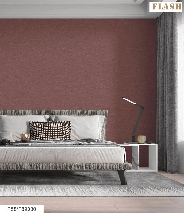 Imported_Paper_Marsala_Matte_Textured_Paint_Finish_Wallpaper