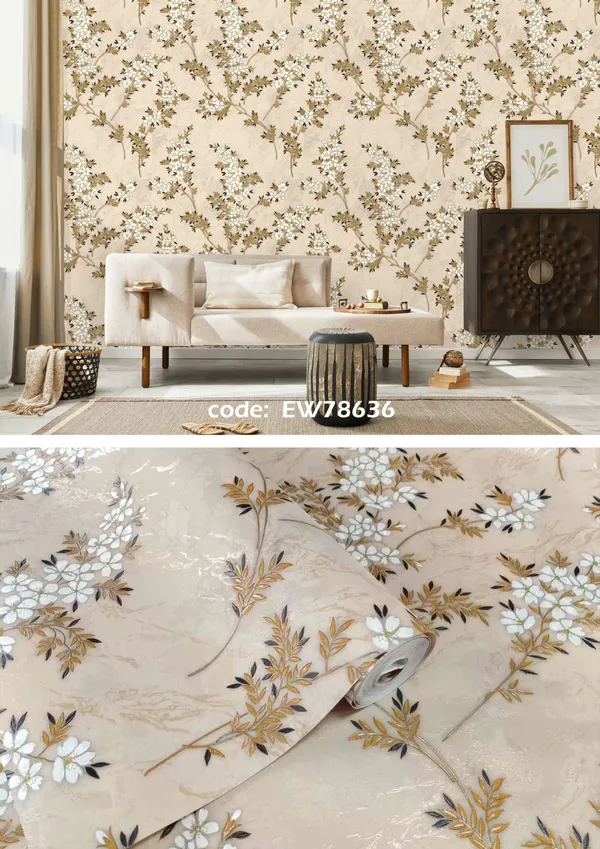 Beige_Floral_Print_Peel_And_Stick_Wallpaper