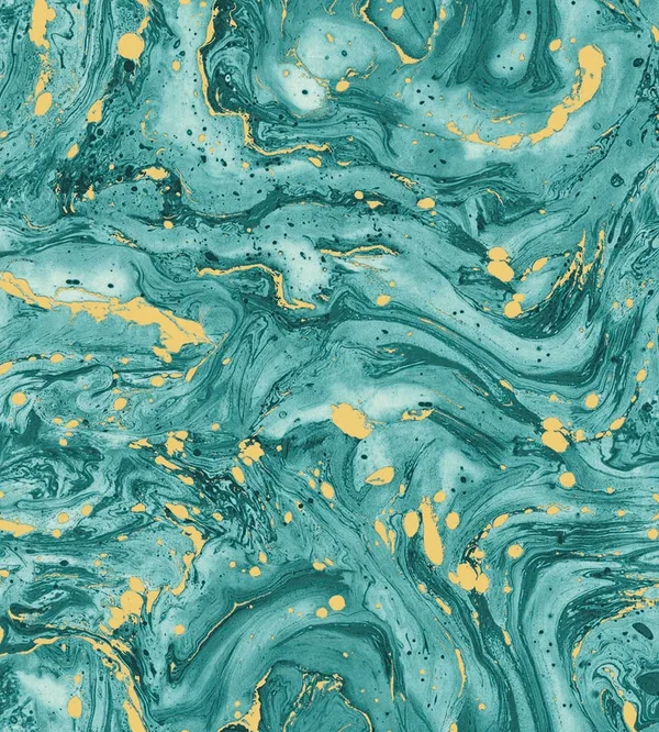 Teal_Gold_Marble_Swirl_Abstract_Wallpaper