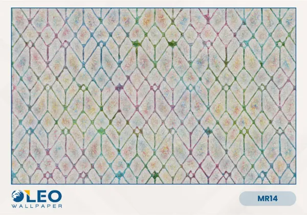 Imported_Paper_Modern_Multicolor_Geometric_Diamond_Trellis_Wallpaper