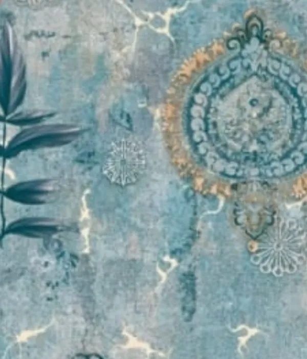 Blue_Gold_Abstract_Medallion_Decorative_Wall_Art_Print