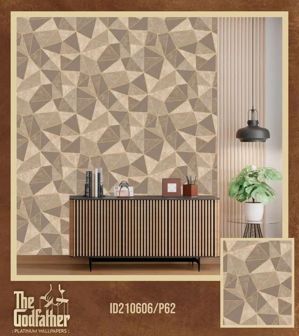Imported_Paper_Modern_Beige_Brown_Geometric_Textured_Wallpaper