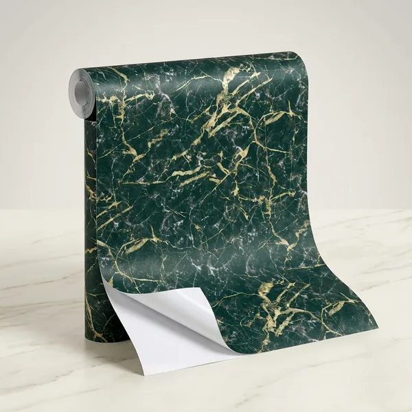 Imported_Paper_Contemporary_Green_Gold_Marble_Peel_Stick_Wallpaper