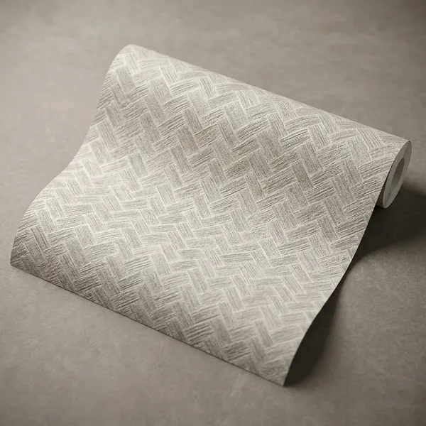 Imported_Paper_Beige_Herringbone_Textured_Wallpaper