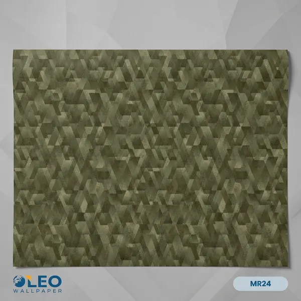 Imported_Paper_Modern_Olive_Green_Geometric_Camouflage_Wallpaper