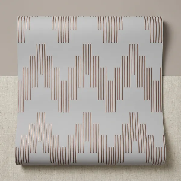 Imported_Paper_Modern_Chevron_Golden_Geometric_Wallpaper