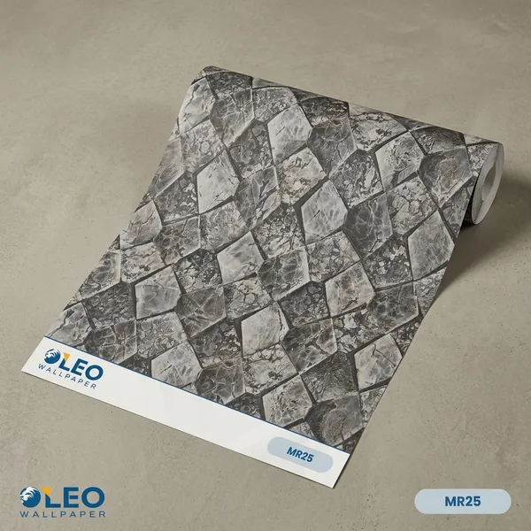 Imported_Paper_Rustic_Grey_Stone_Diagonal_Tile_Texture_Wallpaper