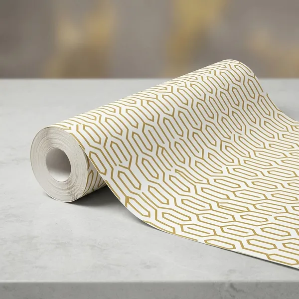 Imported_Paper_Yellow_White_Geometric_Peel_And_Stick_Wallpaper
