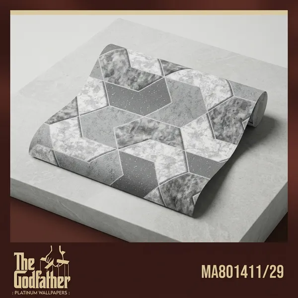 Imported_Paper_Contemporary_Grey_Marble_Geometric_Wallpaper