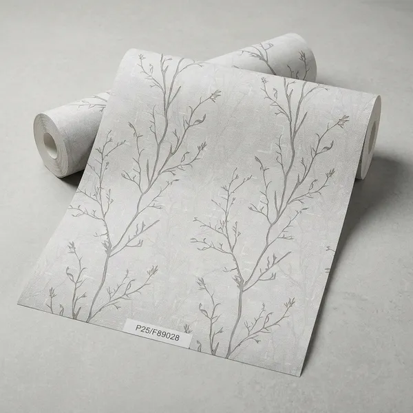 Imported_Paper_Minimalist_Grey_Botanical_Branch_Pattern_Wallpaper