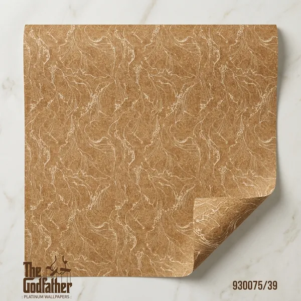 Imported_Paper_Luxury_Brown_Marble_Swirl_Pattern_Wallpaper