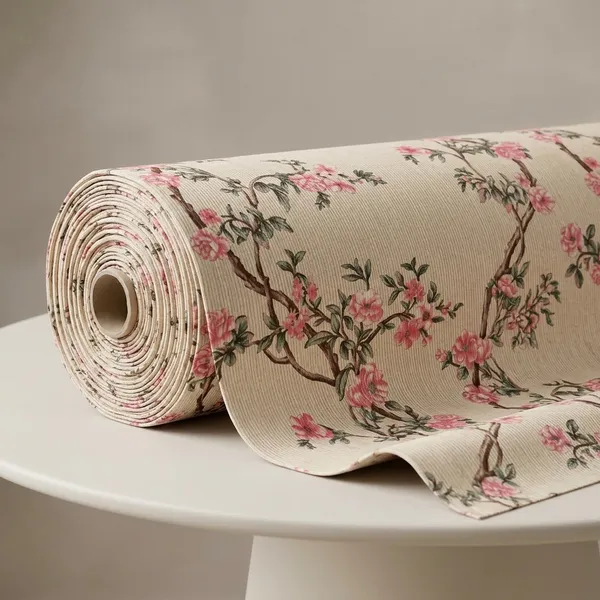 Beige_Floral_Print_Cotton_Fabric