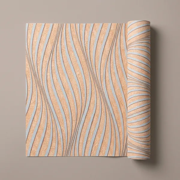 Imported_Paper_Modern_Wavy_Textured_Beige_Brown_Wallpaper