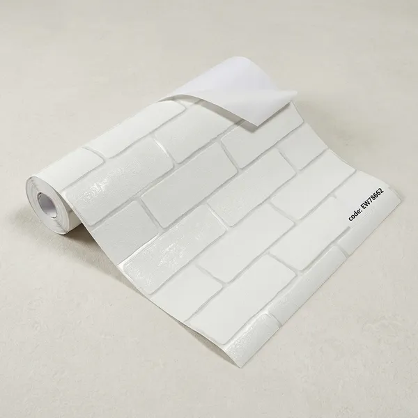 Imported_Paper_Contemporary_Brick_Pattern_White_Self_Adhesive_Wallpaper
