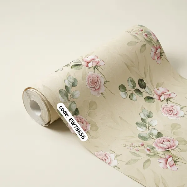 Imported_Paper_Beige_Floral_Peel_And_Stick_Wallpaper