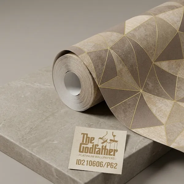 Imported_Paper_Modern_Beige_Brown_Geometric_Textured_Wallpaper