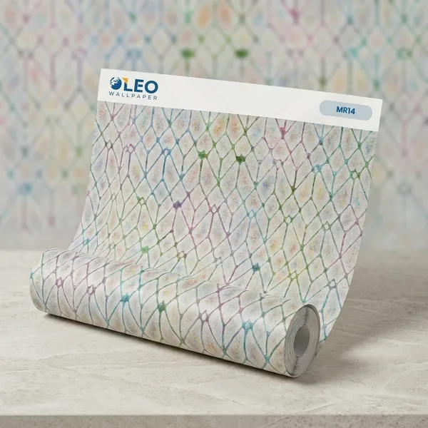 Imported_Paper_Modern_Multicolor_Geometric_Diamond_Trellis_Wallpaper