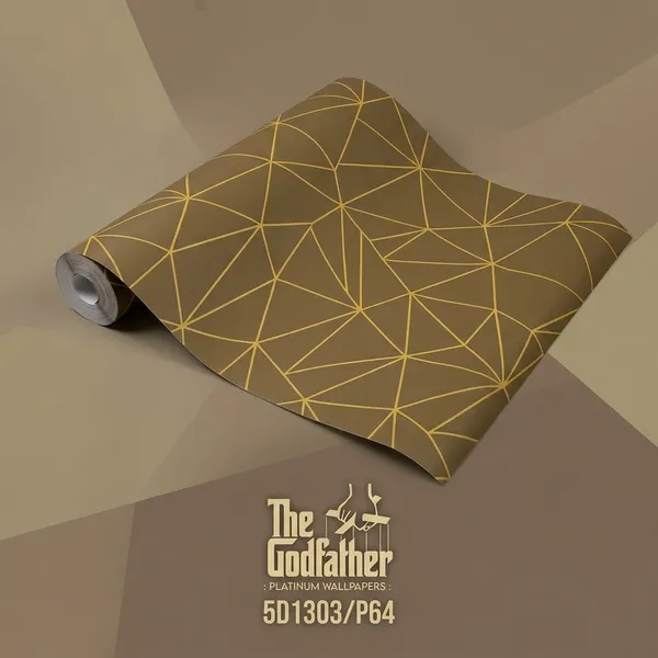 Imported_Paper_Modern_Geometric_Golden_Brown_Wallpaper