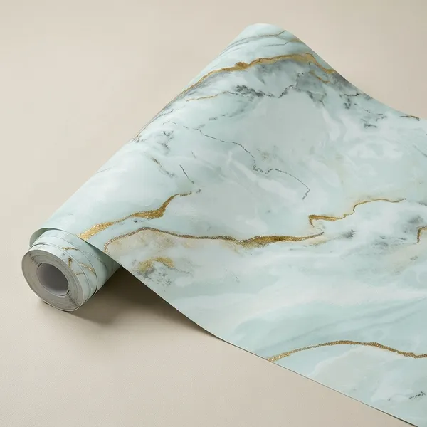 Imported_Paper_Marble_Peel_And_Stick_Mint_Green_Gold_Wallpaper