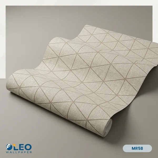 Imported_Paper_Contemporary_Beige_Geometric_Cube_Wallpaper