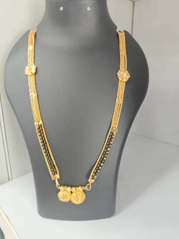 Gold_Tone_Multi_Strand_Mangalsutra_Style_Necklace