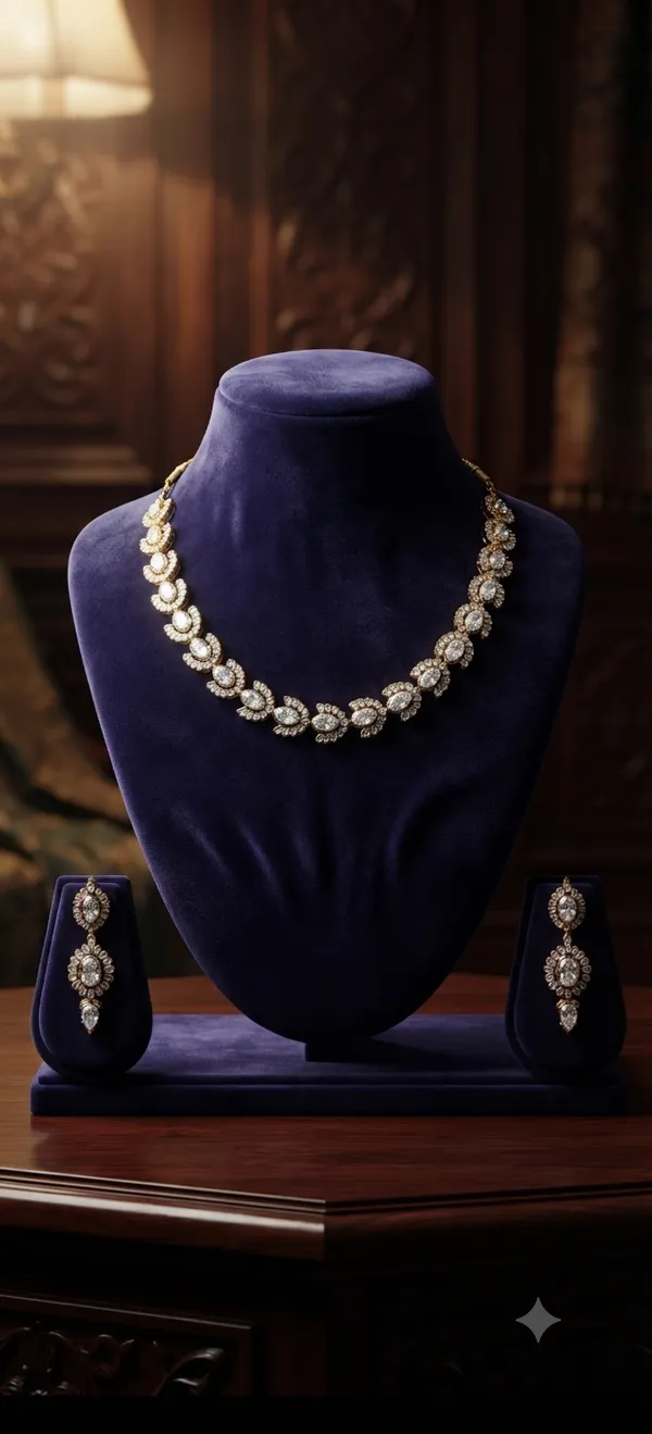 Gold_Tone_Floral_Stone_Necklace_Set_for_Women