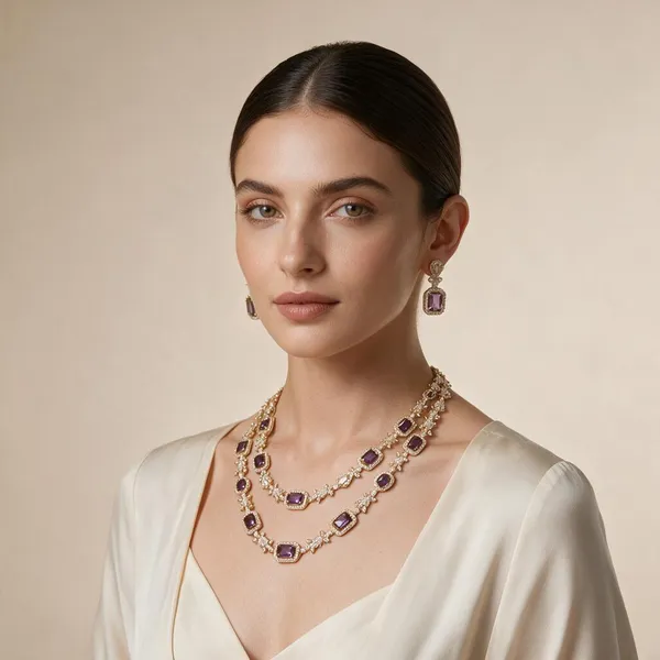 Gold_Tone_Purple_Stone_Necklace_Set_for_Women