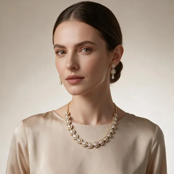Gold_Tone_Floral_Stone_Necklace_Set_for_Women