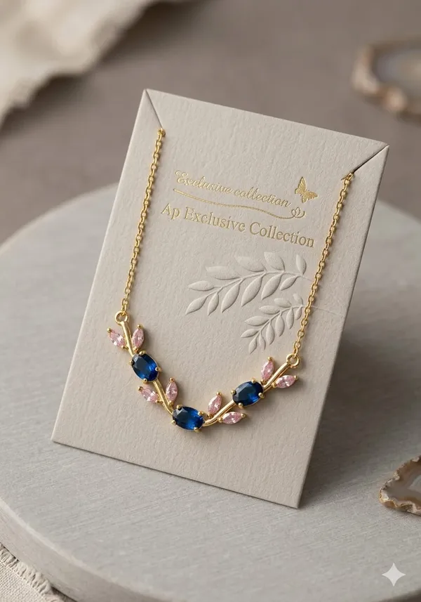 Gold_Blue_Pink_Stone_Floral_Necklace_for_Women