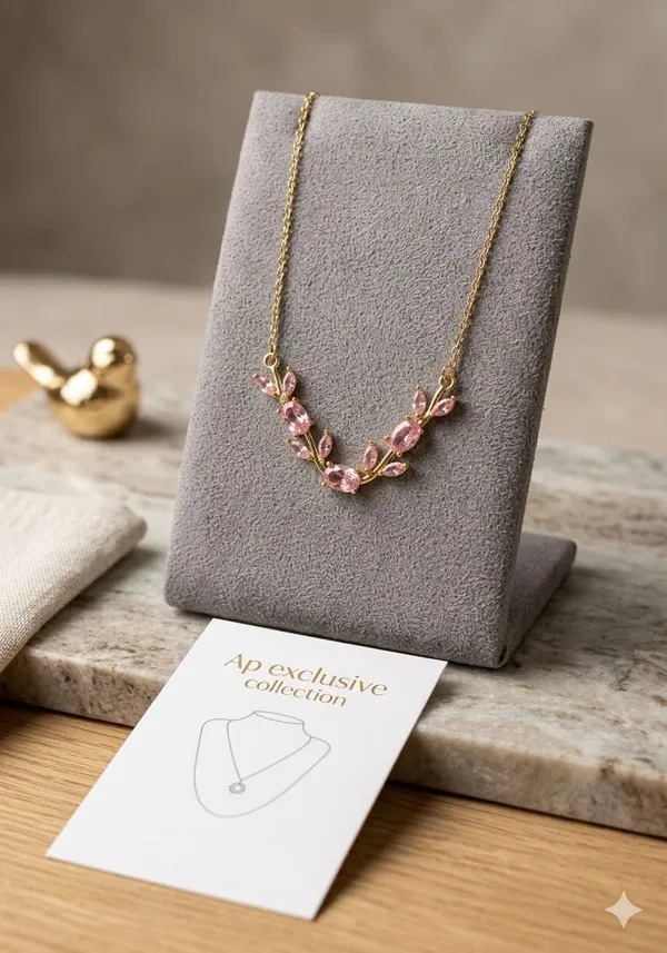 Rose_Gold_Floral_Crystal_Necklace