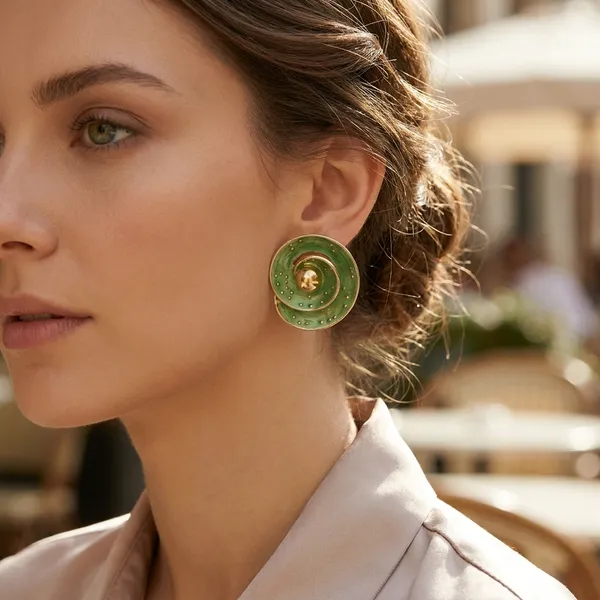 Green_Spiral_Stud_Earrings_with_Gold_Accents