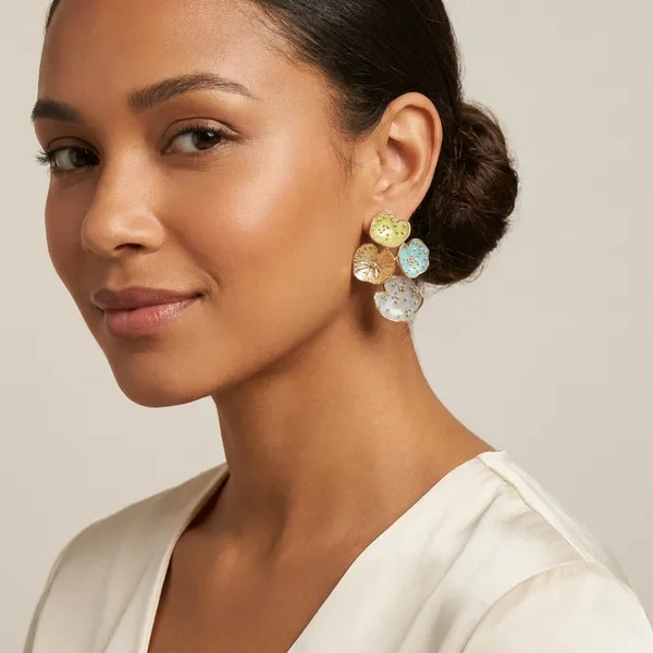 Golden_Floral_Cluster_Earrings_with_Multicolor_Enamel_Detailing