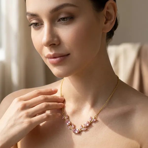 Rose_Gold_Floral_Crystal_Necklace