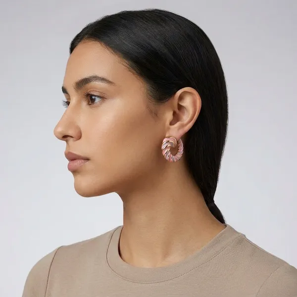 Pink_And_Gold_Twisted_Hoop_Earrings_For_Women_-_Pack_of_2