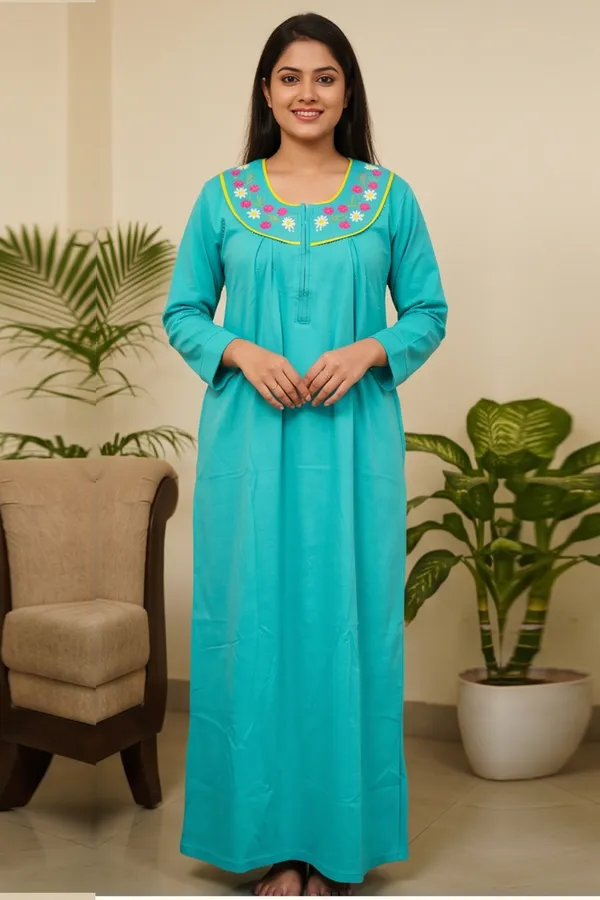 Ladies_Winter_Warm_Fleece_Wool_Night_Dress_Full_Length_Long_Maxi_Friendly_Gown_Full_Sleeves_Daily_Wear_Sleepwear_Nighty