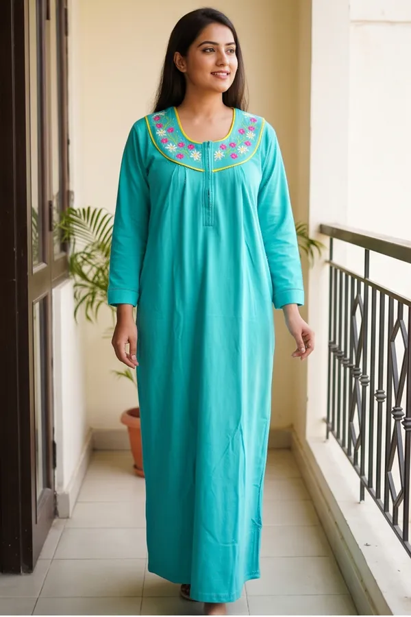 Ladies_Winter_Warm_Fleece_Wool_Night_Dress_Full_Length_Long_Maxi_Friendly_Gown_Full_Sleeves_Daily_Wear_Sleepwear_Nighty
