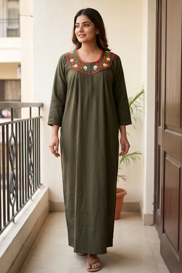 Ladies_Winter_Warm_Fleece_Wool_Night_Dress_Full_Length_Long_Maxi_Friendly_Gown_Full_Sleeves_Daily_Wear_Sleepwear_Nighty