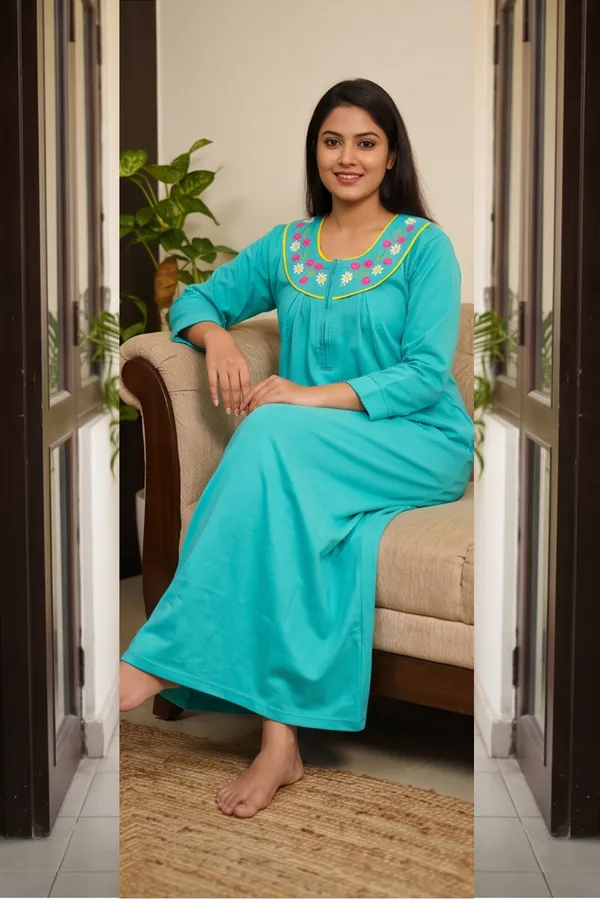 Ladies_Winter_Warm_Fleece_Wool_Night_Dress_Full_Length_Long_Maxi_Friendly_Gown_Full_Sleeves_Daily_Wear_Sleepwear_Nighty