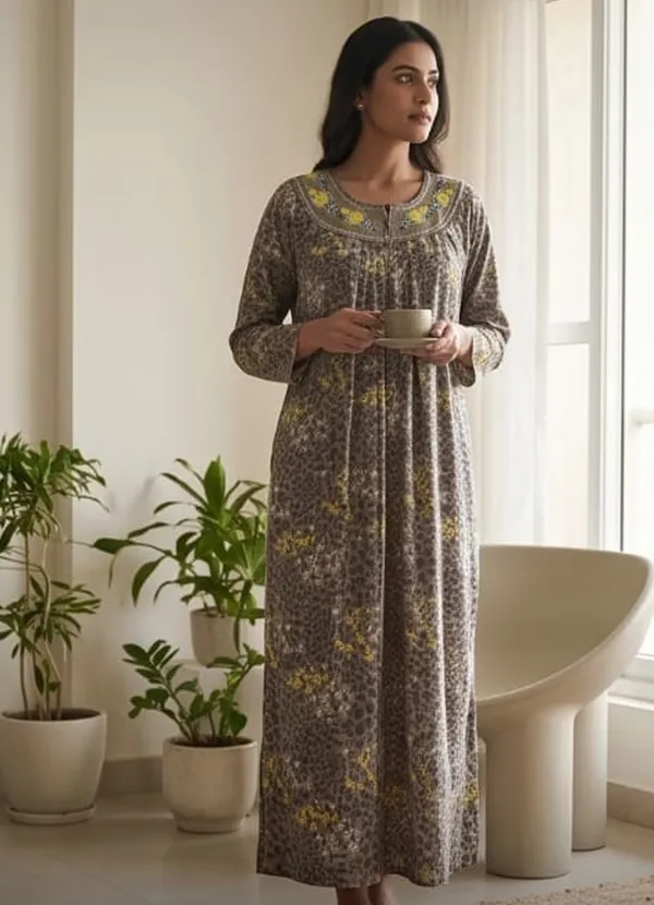 Trending_Premium_Women_Hosiery_Printed_Maxi_Dress_Embroidered_Full_Sleeve_Daily_Wear_Nighty