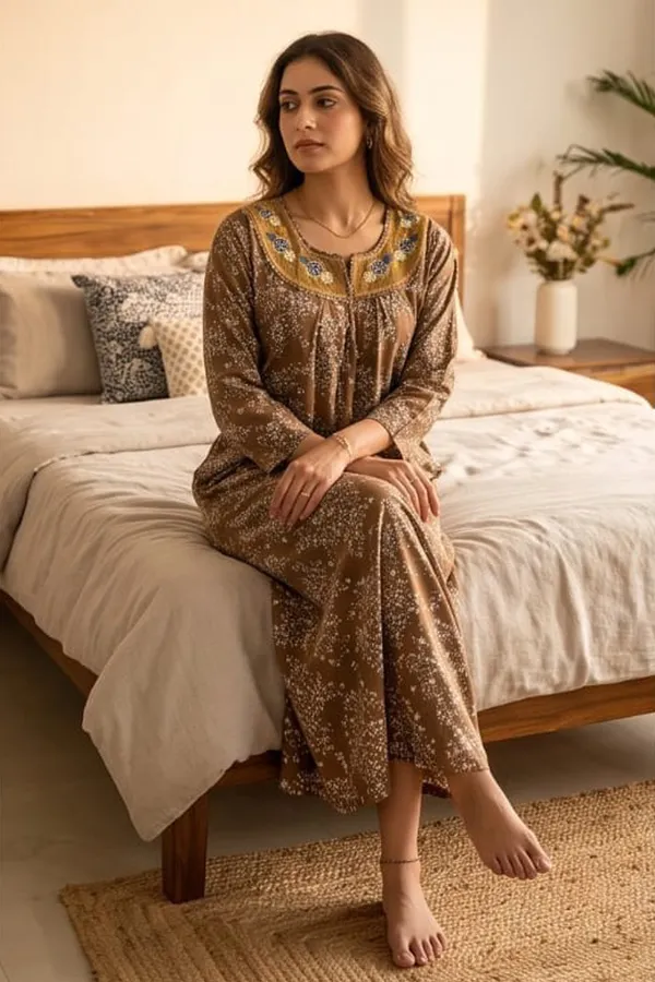 Trending_Premium_Women_Hosiery_Printed_Maxi_Dress_Embroidered_Full_Sleeve_Daily_Wear_Nighty