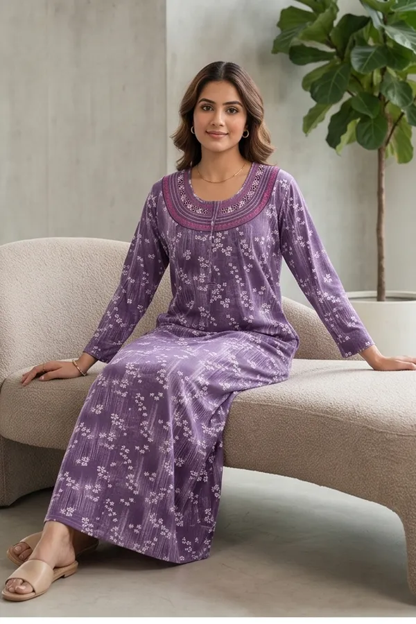 Trending_Premium_Women_Hosiery_Printed_Maxi_Dress_Embroidered_Full_Sleeve_Daily_Wear_Nighty